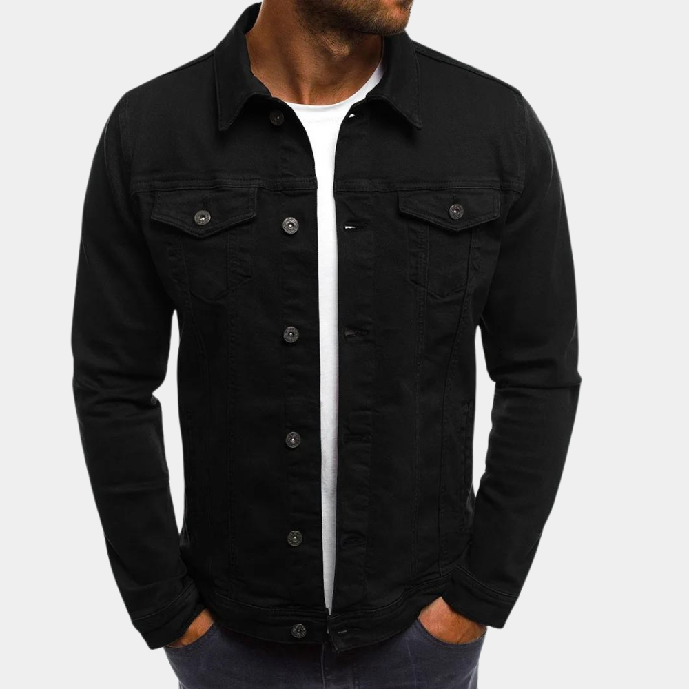 Evander | Classic Button-Up Trucker Jacket