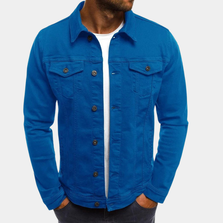 Evander | Classic Button-Up Trucker Jacket