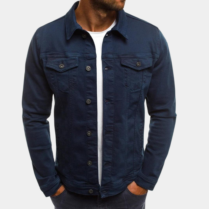 Evander | Classic Button-Up Trucker Jacket