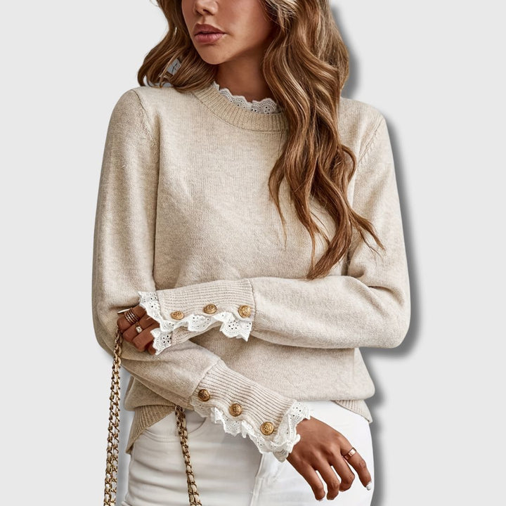 Evee | Chic Lightweight Ribbed Sweater