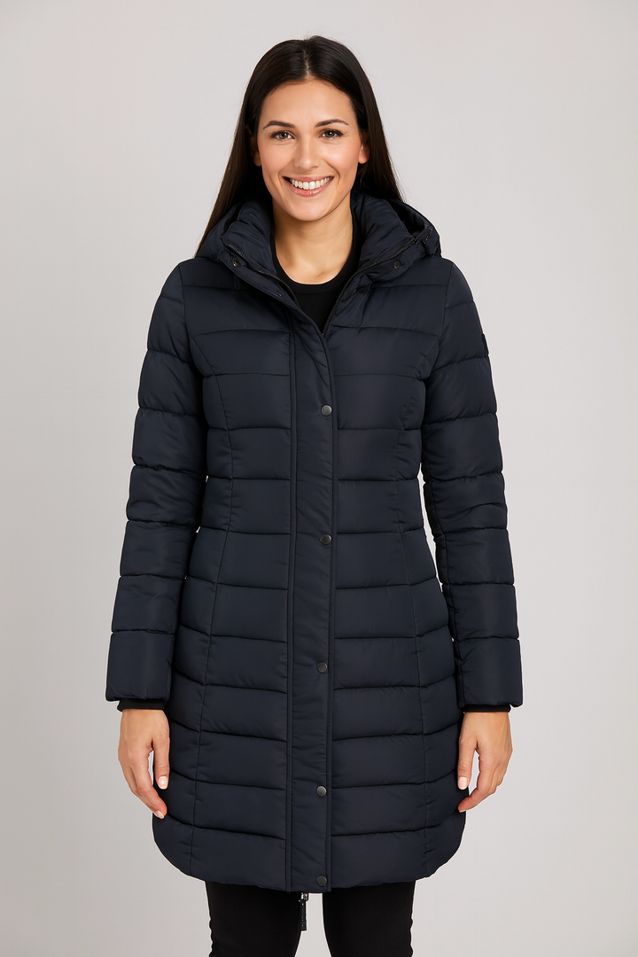 Theda | Lightweight Long Down-Style Puffer Winter Coat