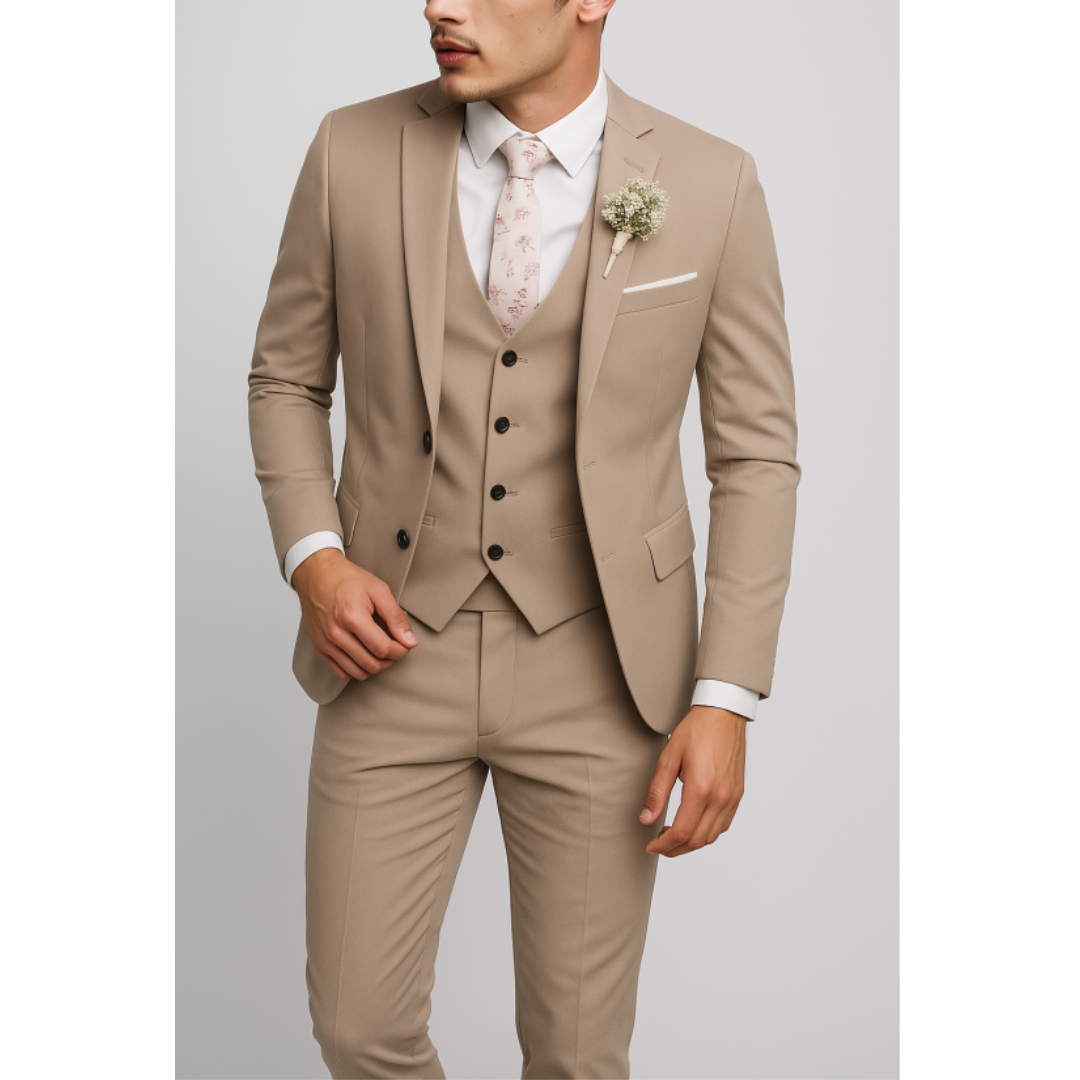 Zephyrus | Tailored Formal 3-Piece Slim Fit Suit Set