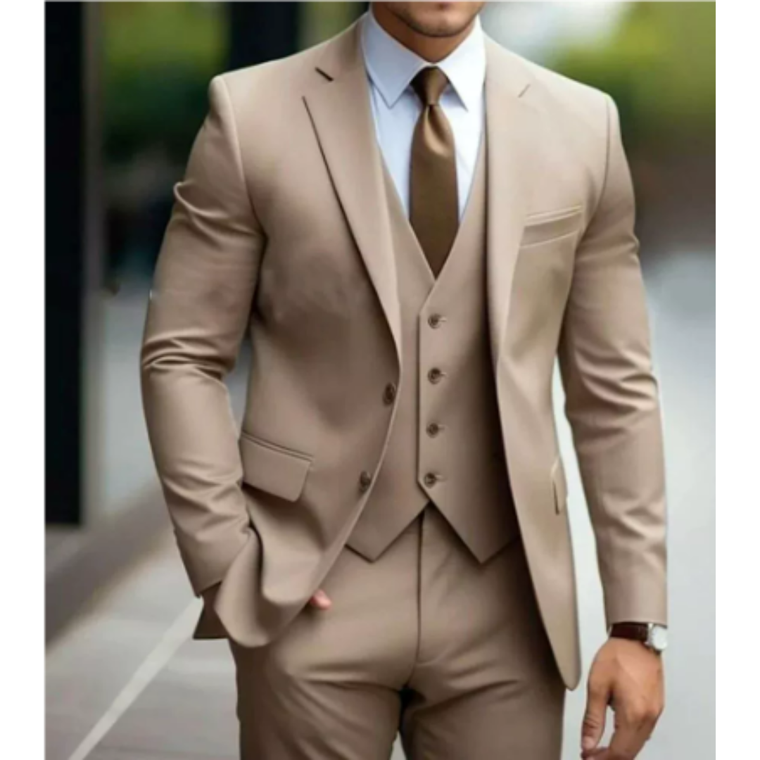 Elwood | Elegant 3-Piece Slim Fit Wedding Guest Suit