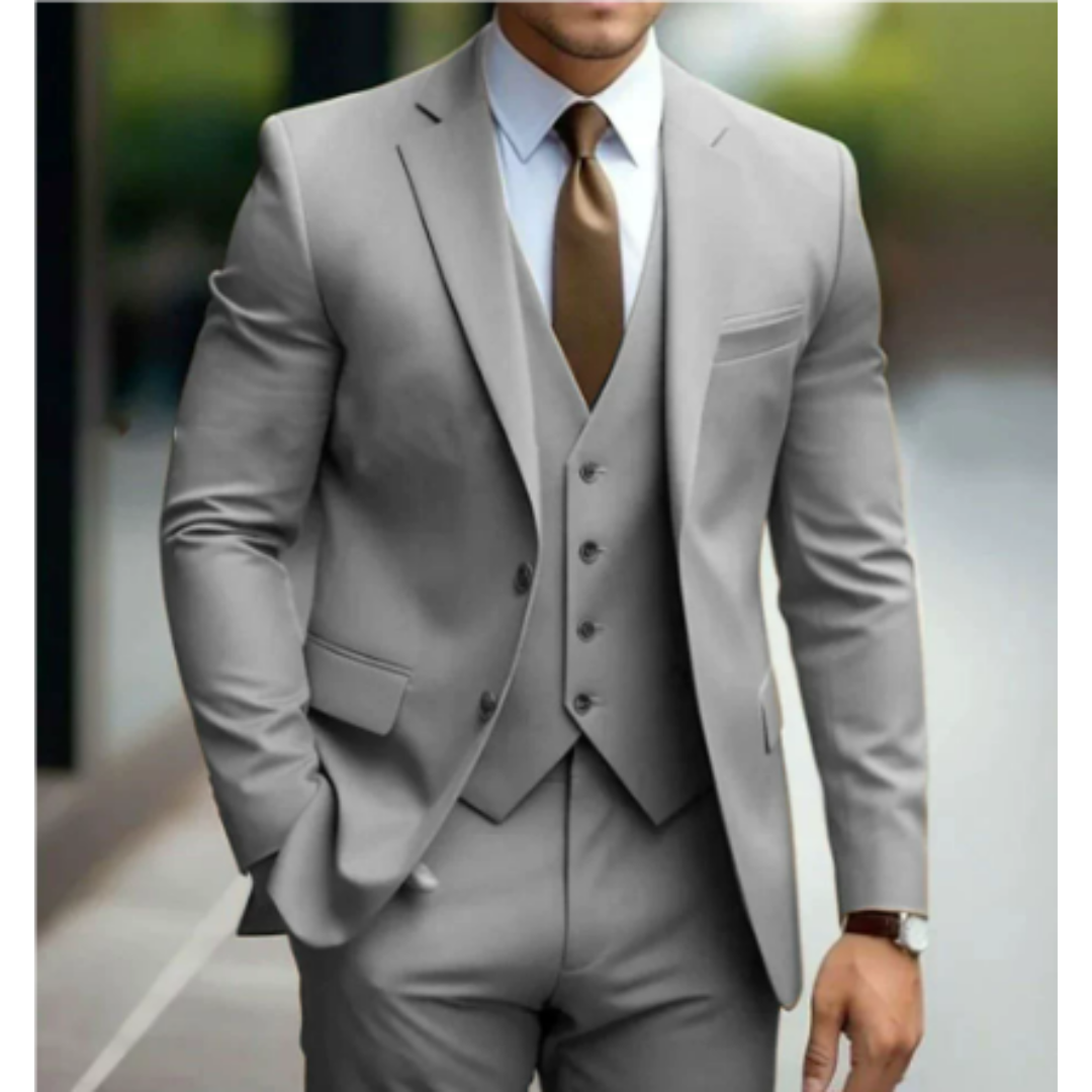 Elwood | Elegant 3-Piece Slim Fit Wedding Guest Suit