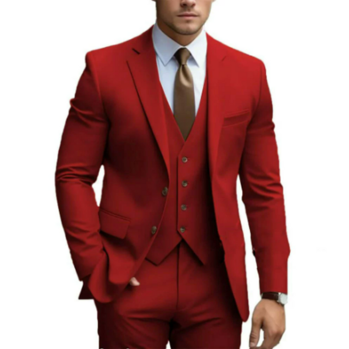 Elwood | Elegant 3-Piece Slim Fit Wedding Guest Suit