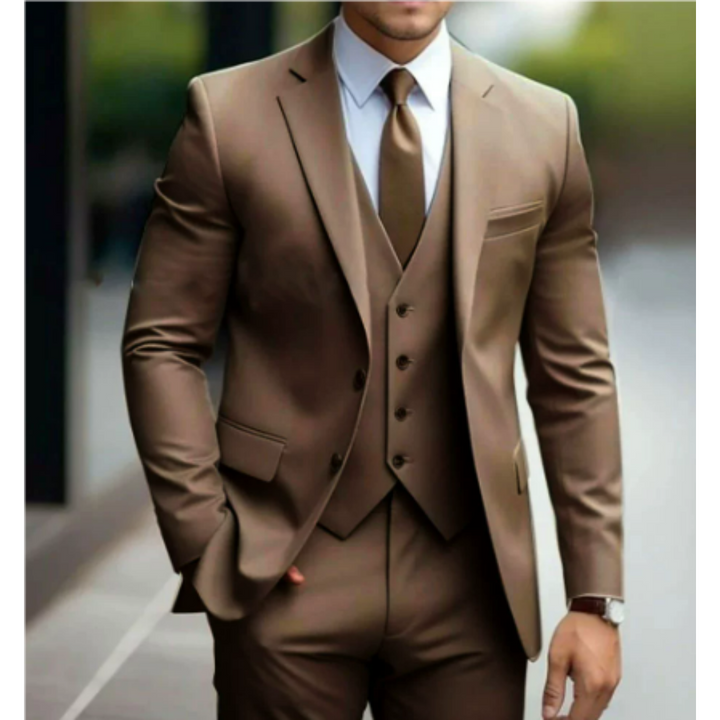 Elwood | Elegant 3-Piece Slim Fit Wedding Guest Suit