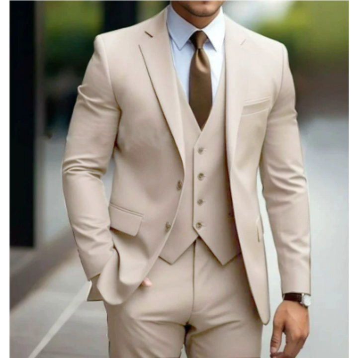 Elwood | Elegant 3-Piece Slim Fit Wedding Guest Suit