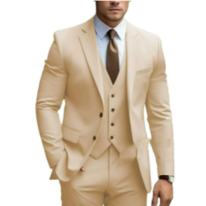 Elwood | Elegant 3-Piece Slim Fit Wedding Guest Suit