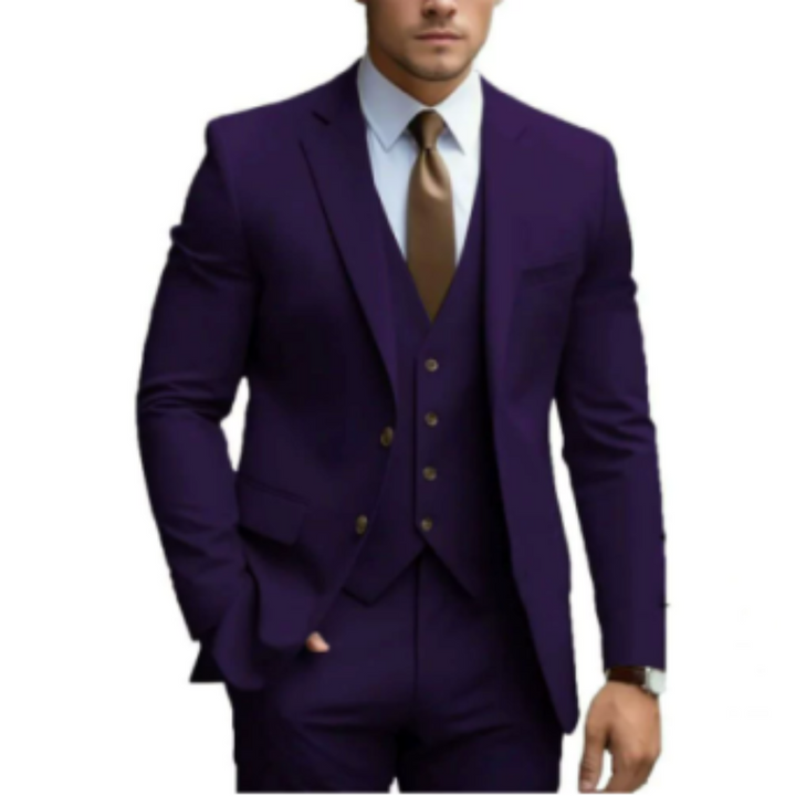 Elwood | Elegant 3-Piece Slim Fit Wedding Guest Suit