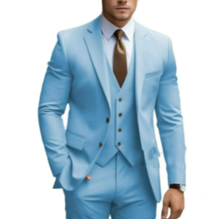 Elwood | Elegant 3-Piece Slim Fit Wedding Guest Suit