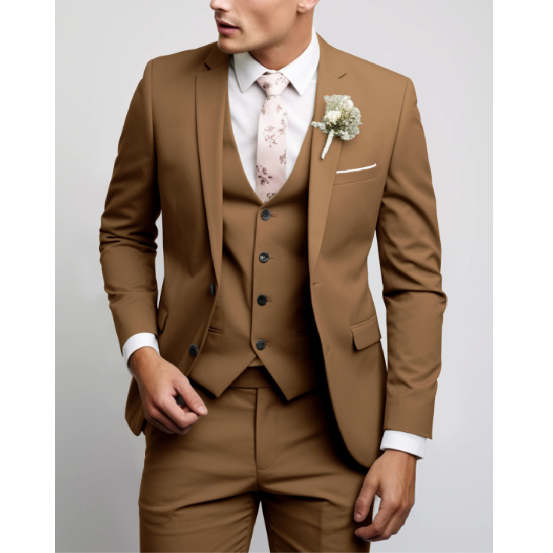Zephyrus | Tailored Formal 3-Piece Slim Fit Suit Set