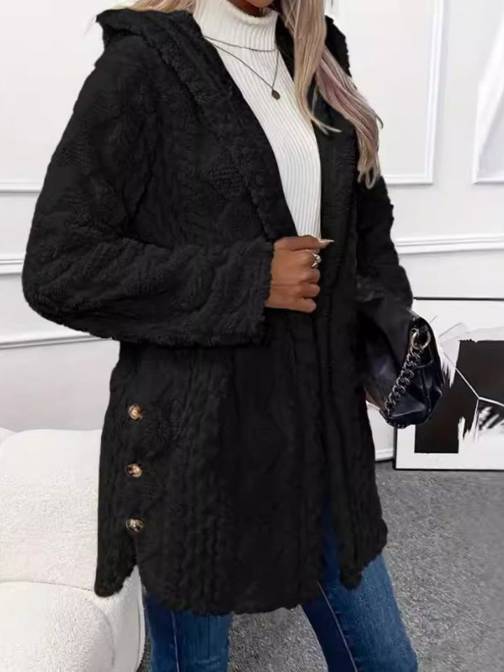 Fallon | Casual Hooded Knit Cardigan Jacket