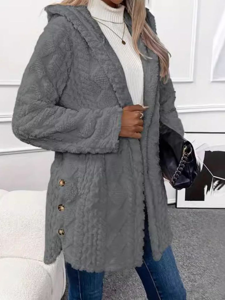 Fallon | Casual Hooded Knit Cardigan Jacket