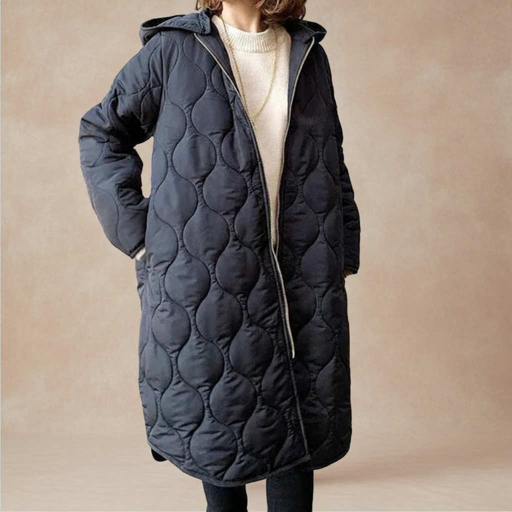 Aleah | Lightweight Quilted Parka Coat