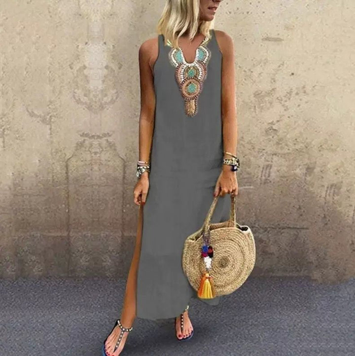 Bernadeth | Boho Sleeveless Dress