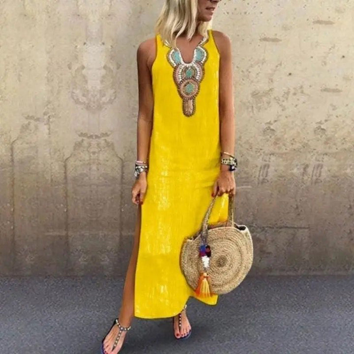 Bernadeth | Boho Sleeveless Dress