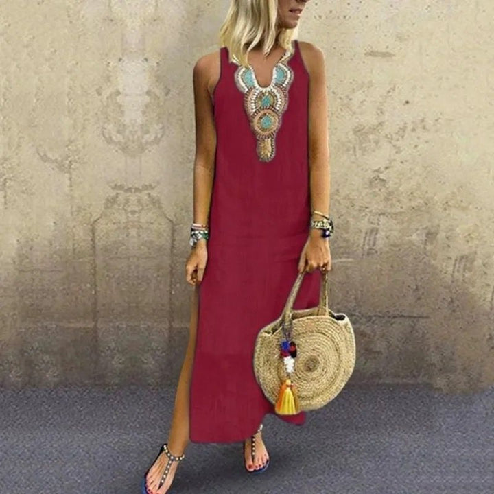 Bernadeth | Boho Sleeveless Dress