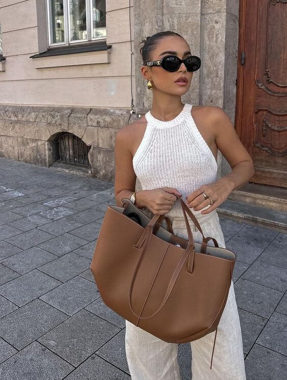 Denise | Structured Tote Bag