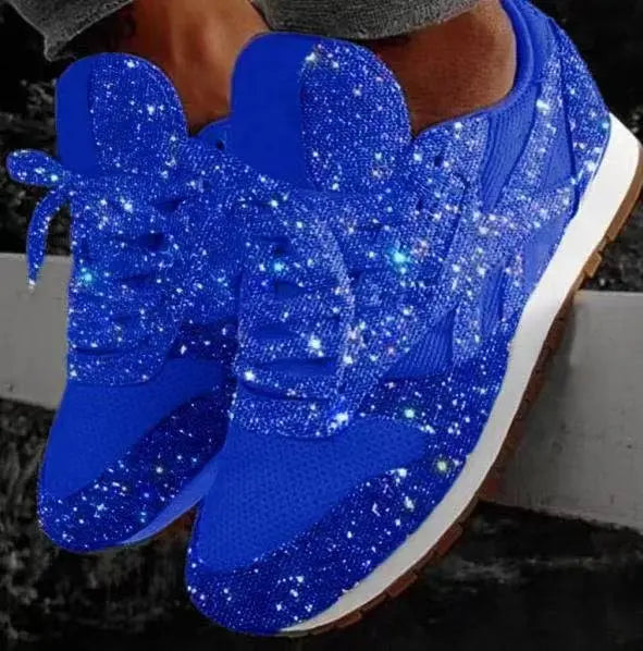 Alina | Trendy Sparkling Glitter Sneakers