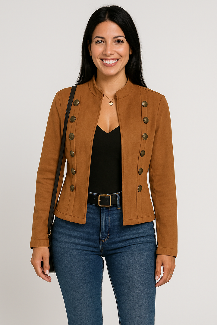 Xyra | Sleek Tailored Double-Breasted Jacket