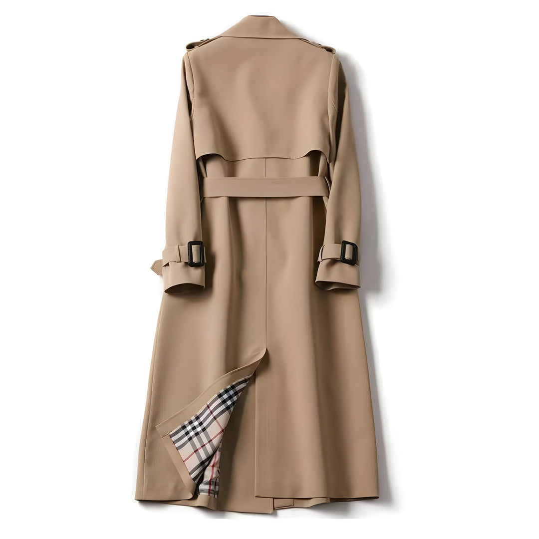 Thalassa | Elegant Double-Breasted Trench Coat