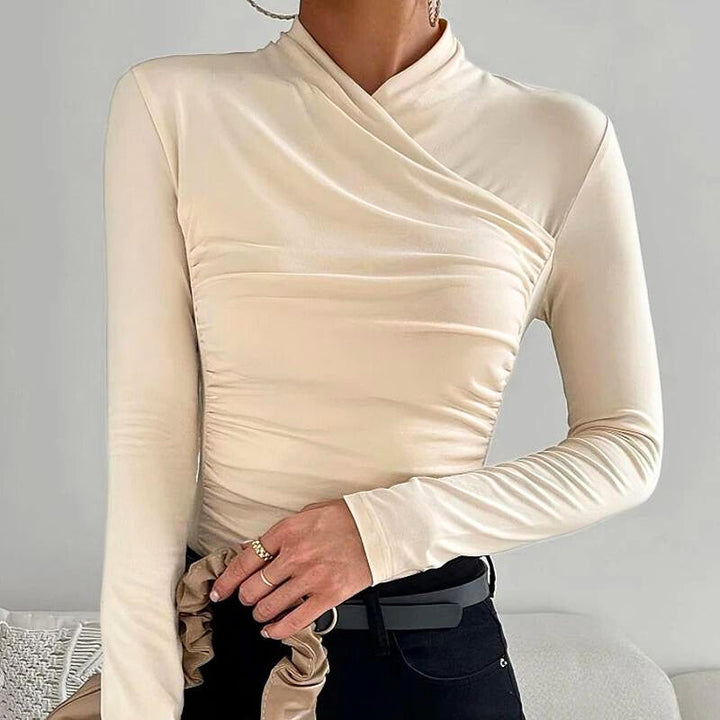 Mirabelle | Elegant Cross Neck Top