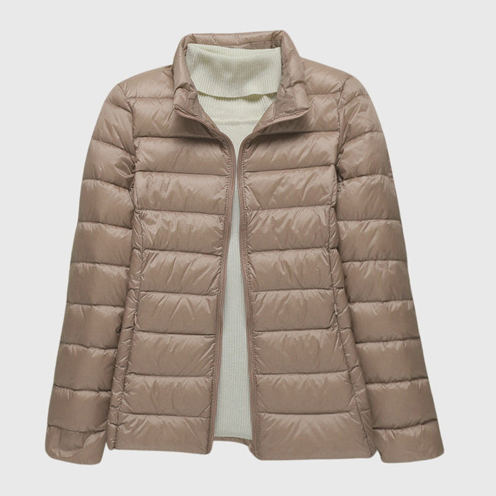 Fenella | Slim Fit Quilted Jacket with Windproof Hood