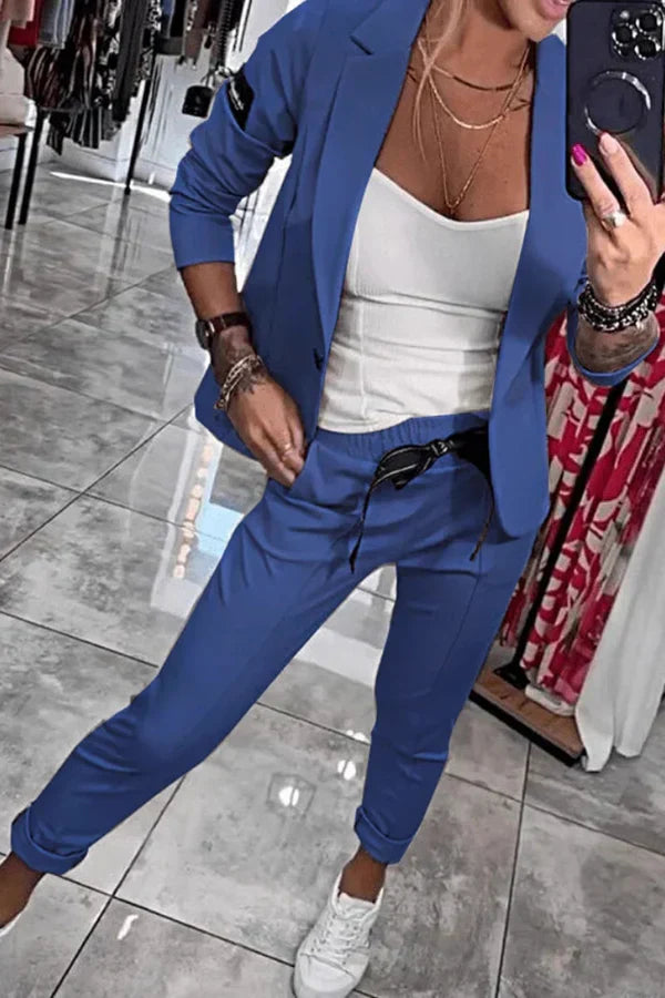 Lena | Modern Casual Chic Blazer and Pants Set