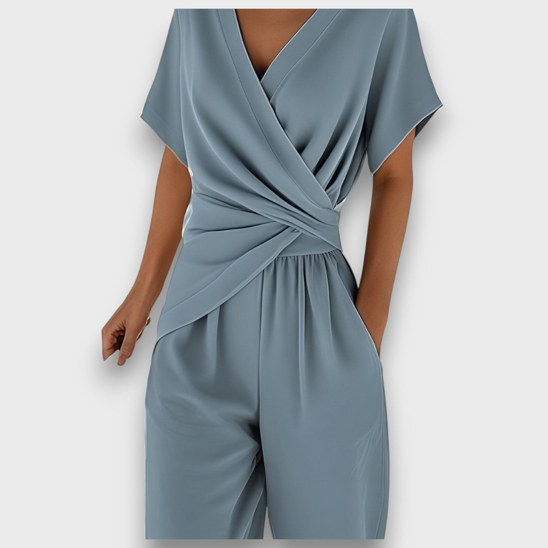 Ellaine | Jumpsuit with wrap look
