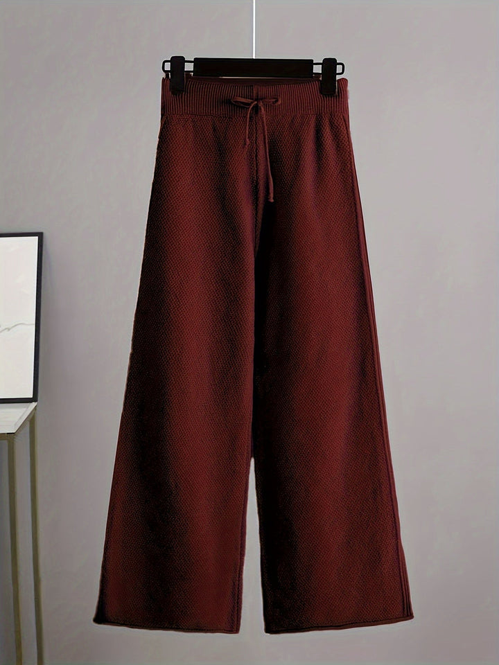 Velina | Cozy Lounge Set with Oversized Sweater and Flowing Pants