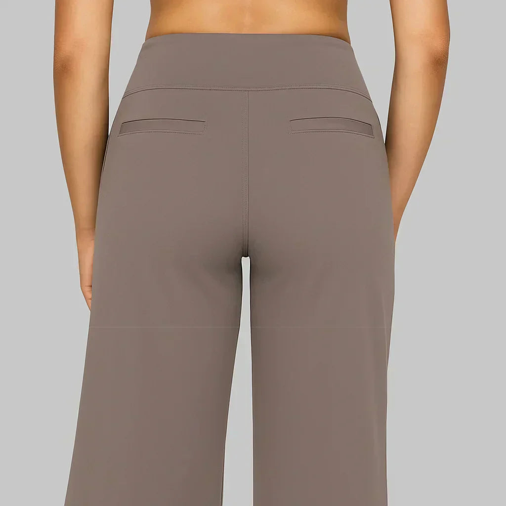 Renata | Minimalist Elastic-Waist Straight Pants