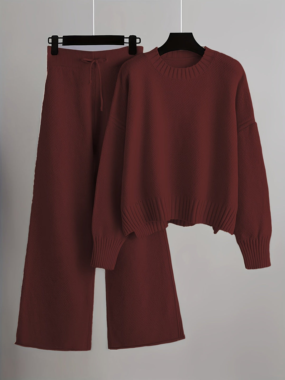 Velina | Cozy Lounge Set with Oversized Sweater and Flowing Pants