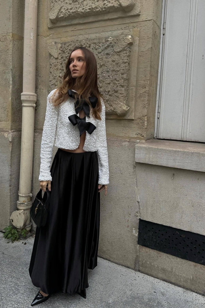 Quinley | Trendy Bow-Accent Blouse