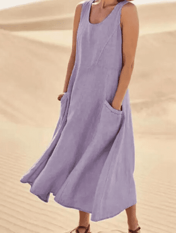 Alana | Sleeveless Midi Dress