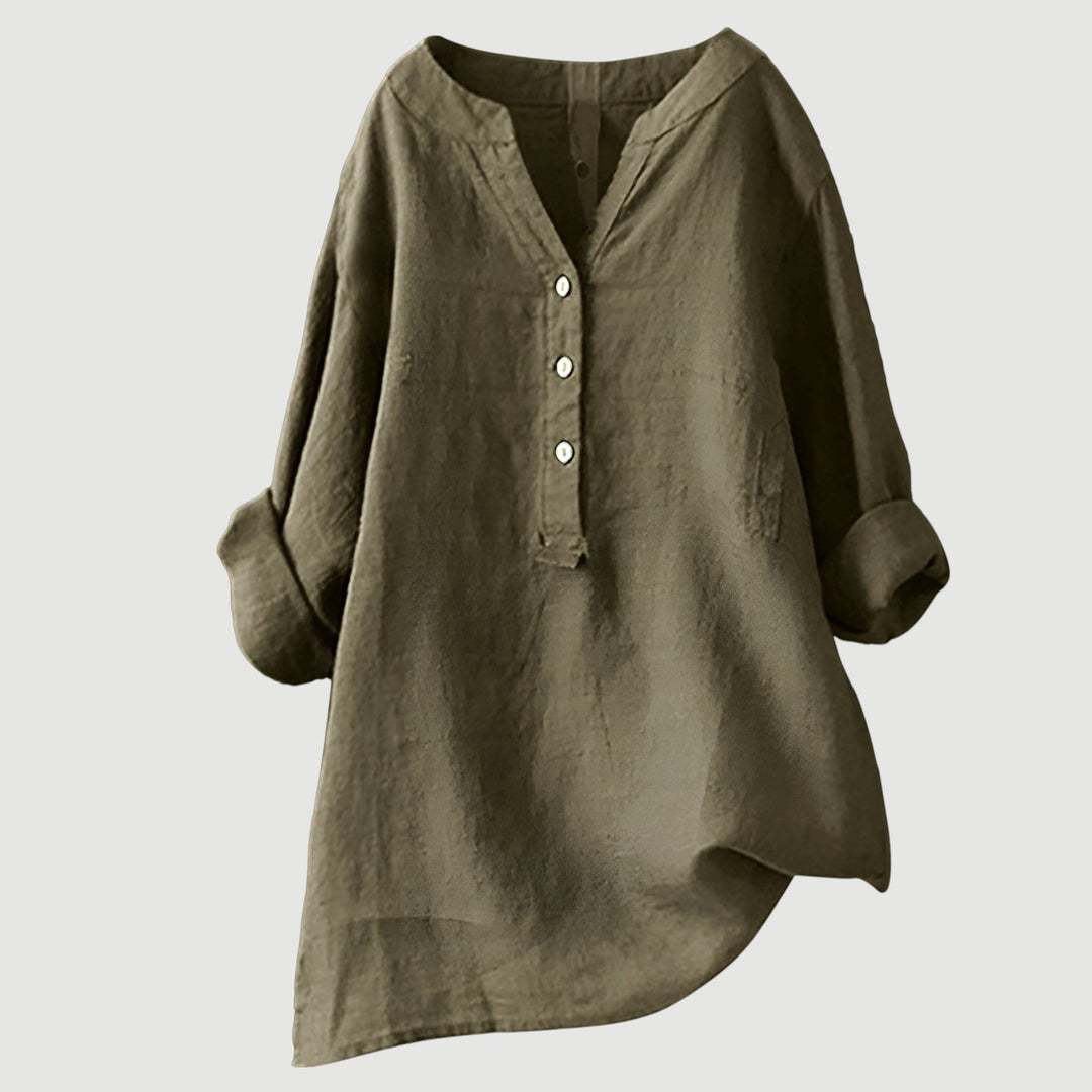 Mabelle | Breezy Button-Up Shirt