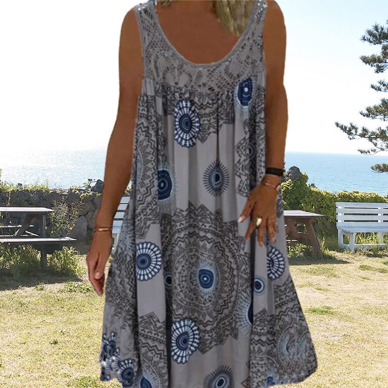 Minorca | Sleeveless Boho Dress