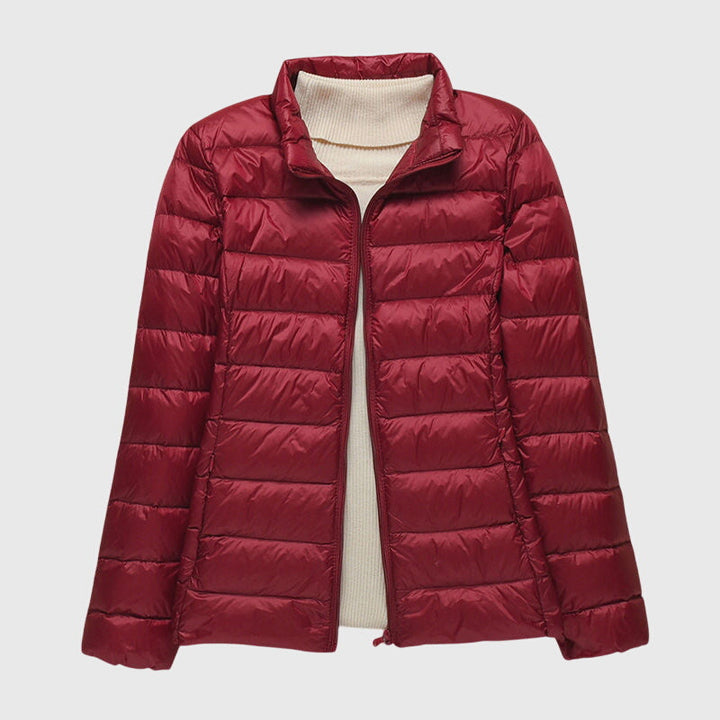 Fenella | Slim Fit Quilted Jacket with Windproof Hood