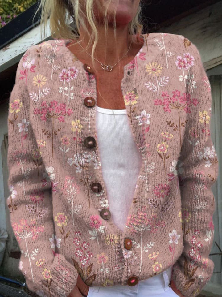 Ynes | Women's floral cardigan