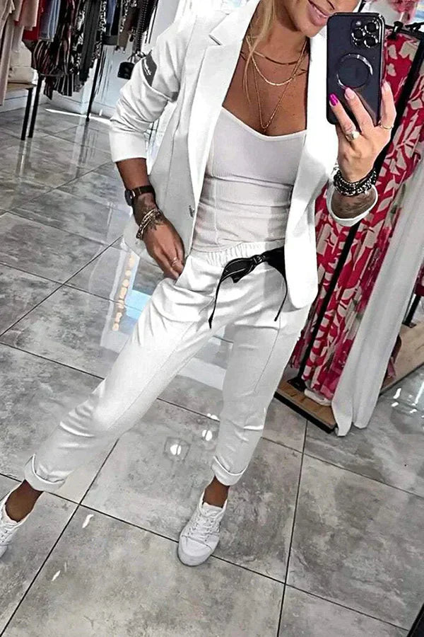 Lena | Modern Casual Chic Blazer and Pants Set