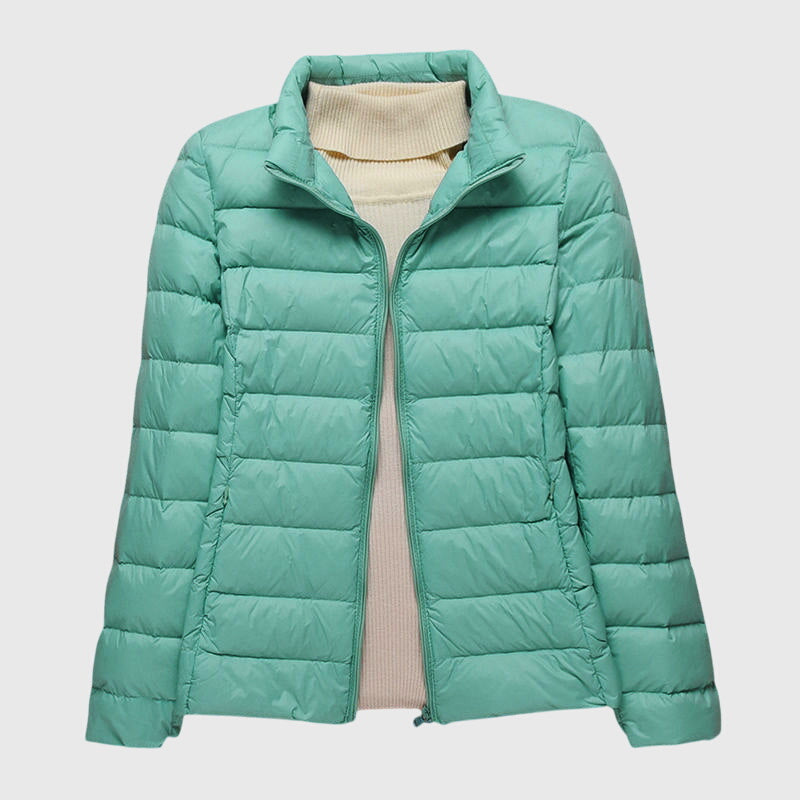 Fenella | Slim Fit Quilted Jacket with Windproof Hood