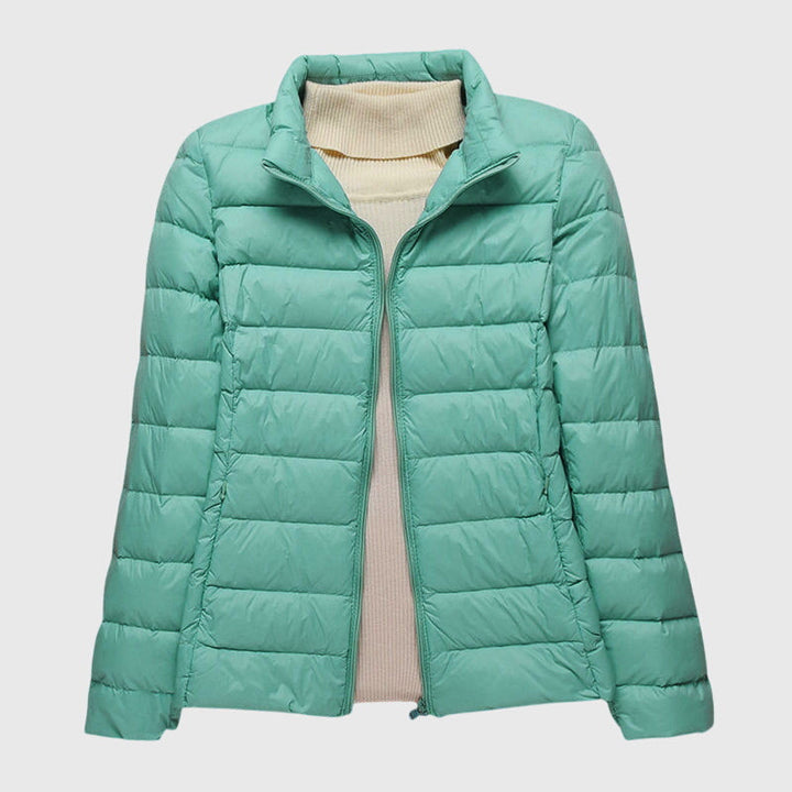 Fenella | Slim Fit Quilted Jacket with Windproof Hood