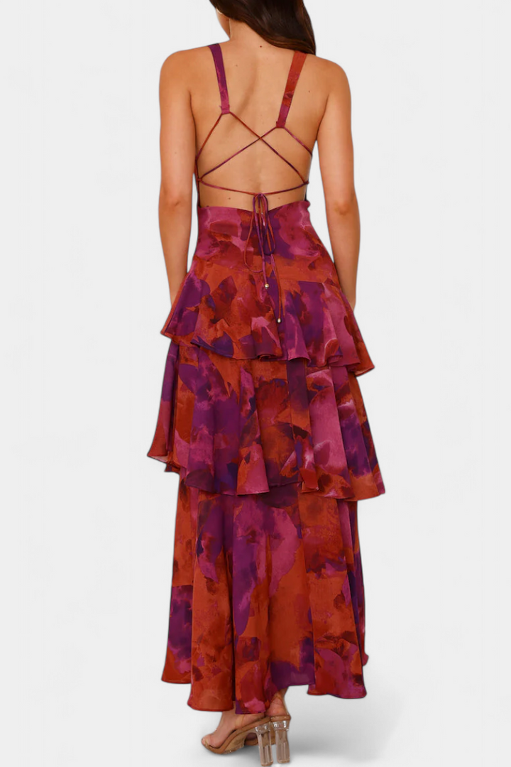 Margareth | Flowy V-Neck Dress