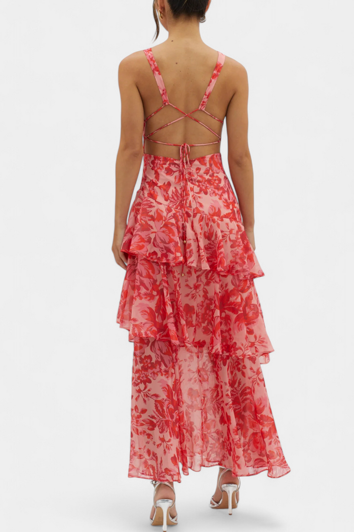 Margareth | Flowy V-Neck Dress
