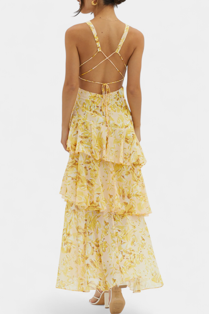 Margareth | Flowy V-Neck Dress