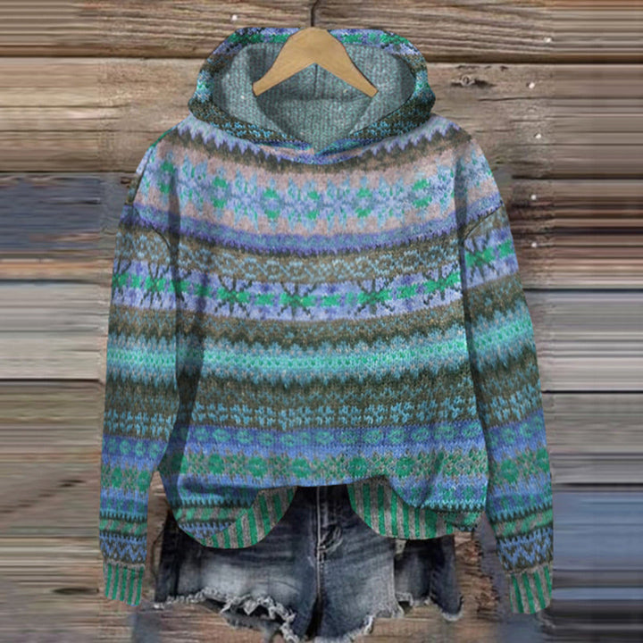 Zinnia | Cozy Scandinavian Inspired Hooded Sweater