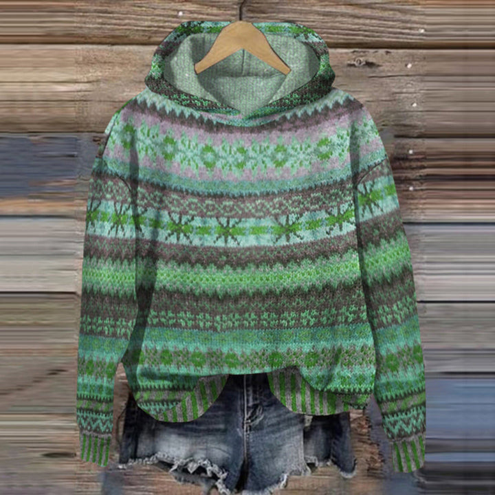 Zinnia | Cozy Scandinavian Inspired Hooded Sweater
