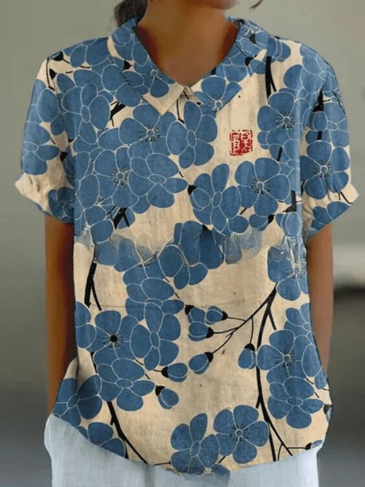 Iviah | Feminine Floral Blouse