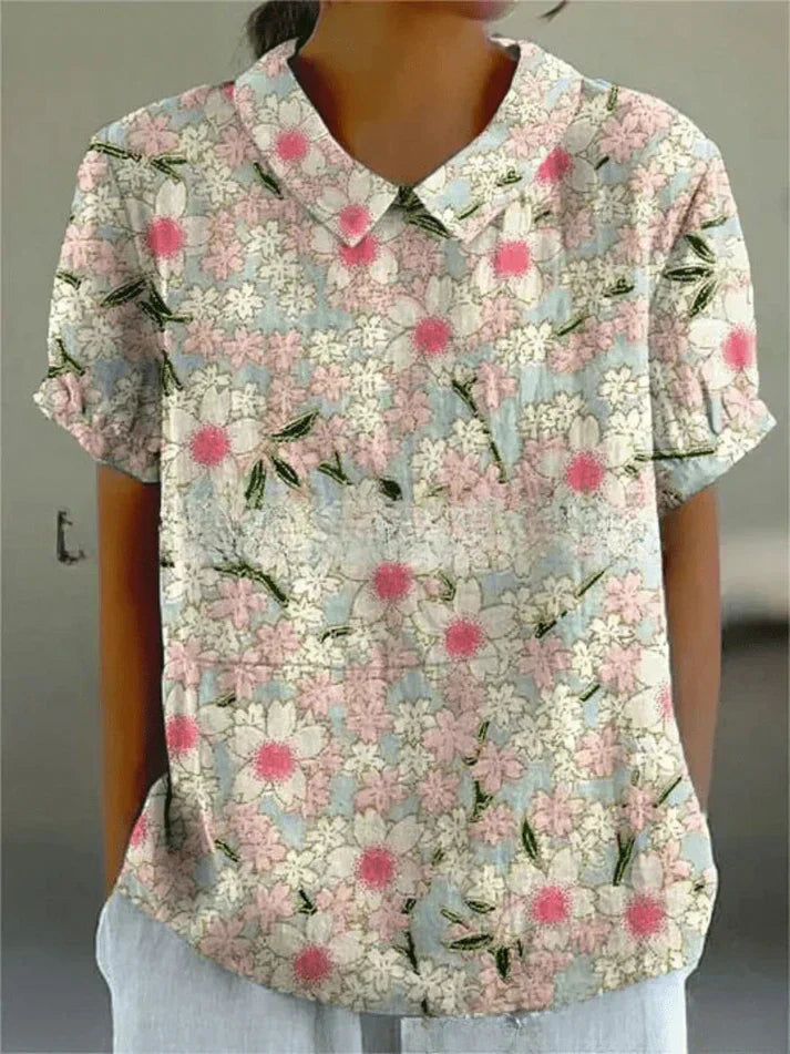 Iviah | Feminine Floral Blouse