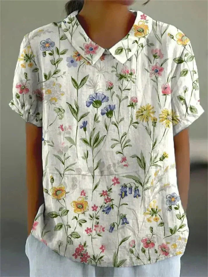 Iviah | Feminine Floral Blouse