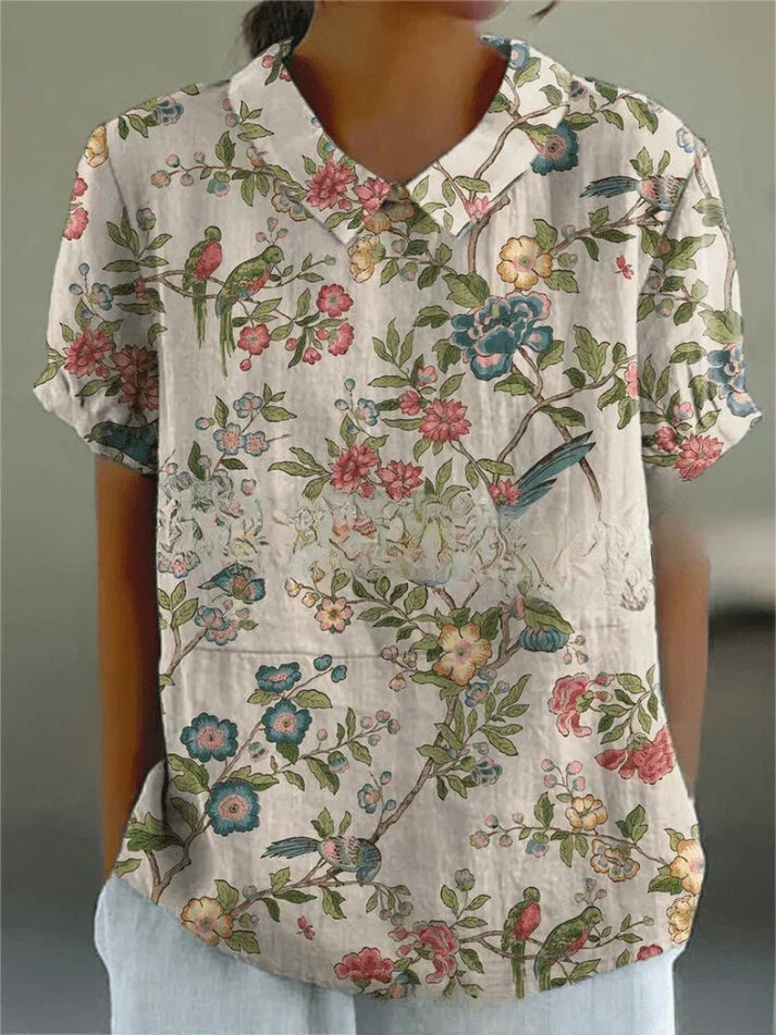 Iviah | Feminine Floral Blouse